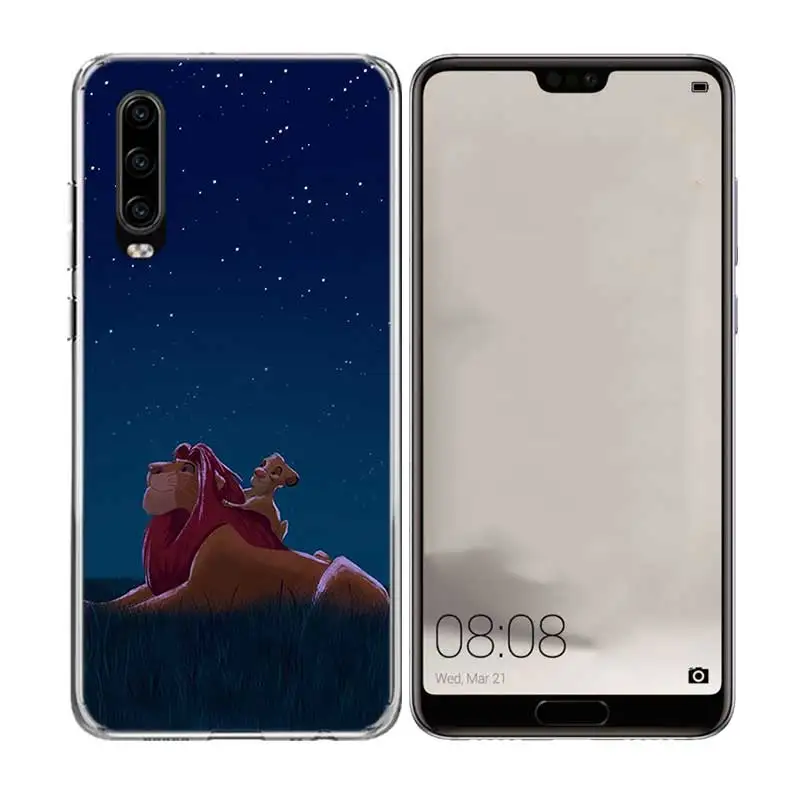 Силиконовый чехол Simba Король Лев для huawei P30 P20 mate 30 20 10 Pro P10 lite P Smart+ Plus Z