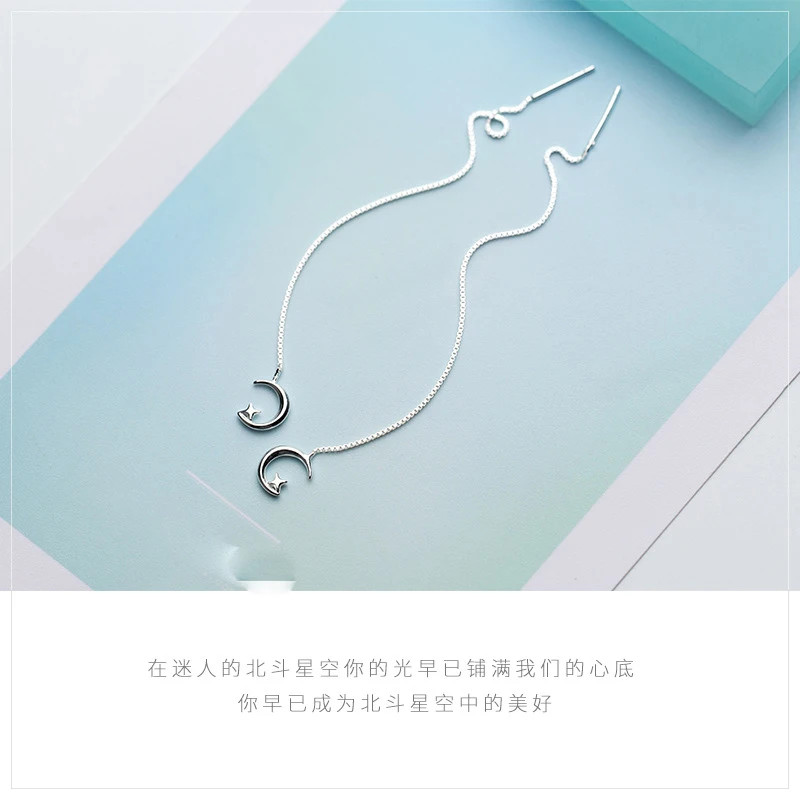 Trustadavis модные серьги подвески из стерлингового серебра 925 пробы с длинной