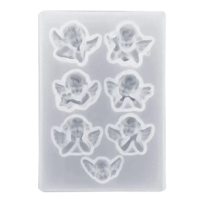 

Little Angel Shape Silicone Mold DIY Clay UV Epoxy Resin Molds Pendant Jewelry Making Mould