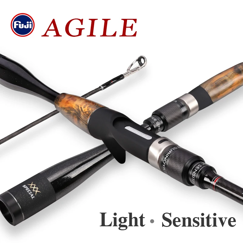 TSURINOYA для рыбалки стержень AGILE X упаковочная FUJI аксессуары 1 96 м 2 01 m L/мл