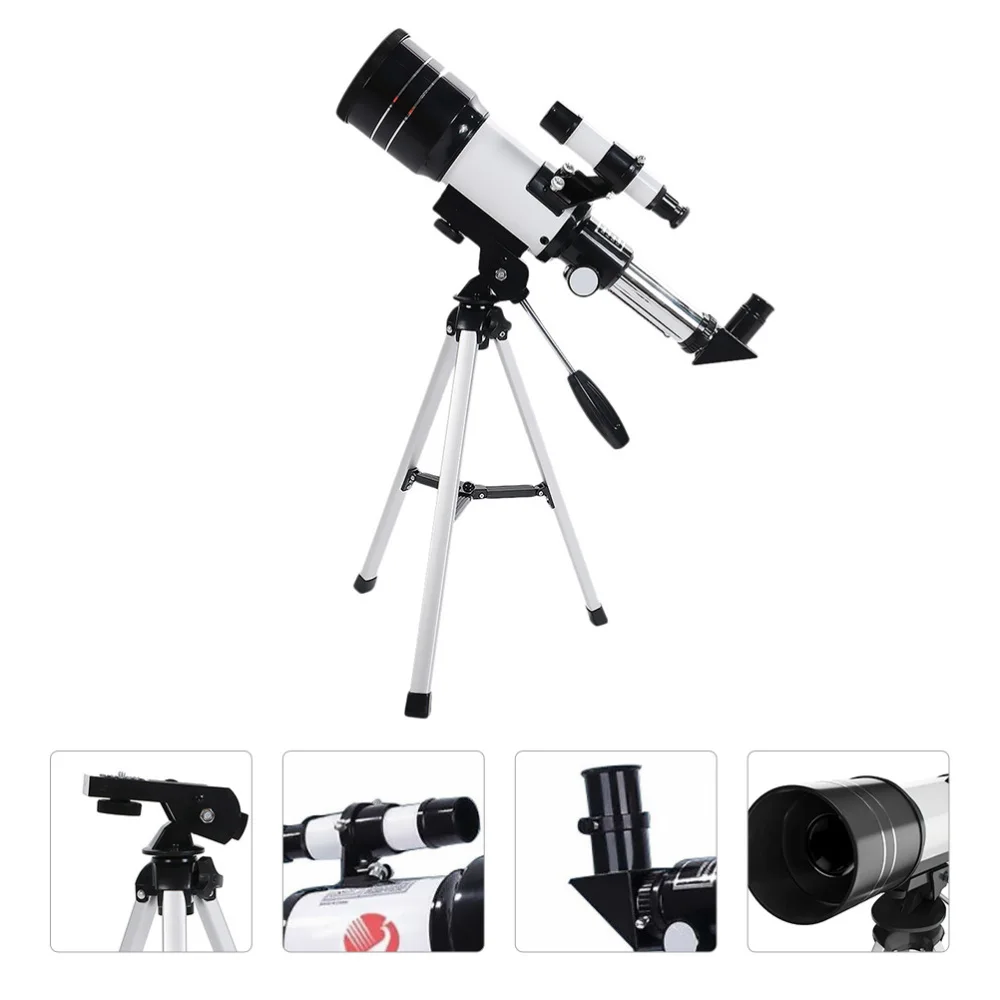 

1 Set Stargazing Telescope Refracting Telescope with Phone Holder Tripod