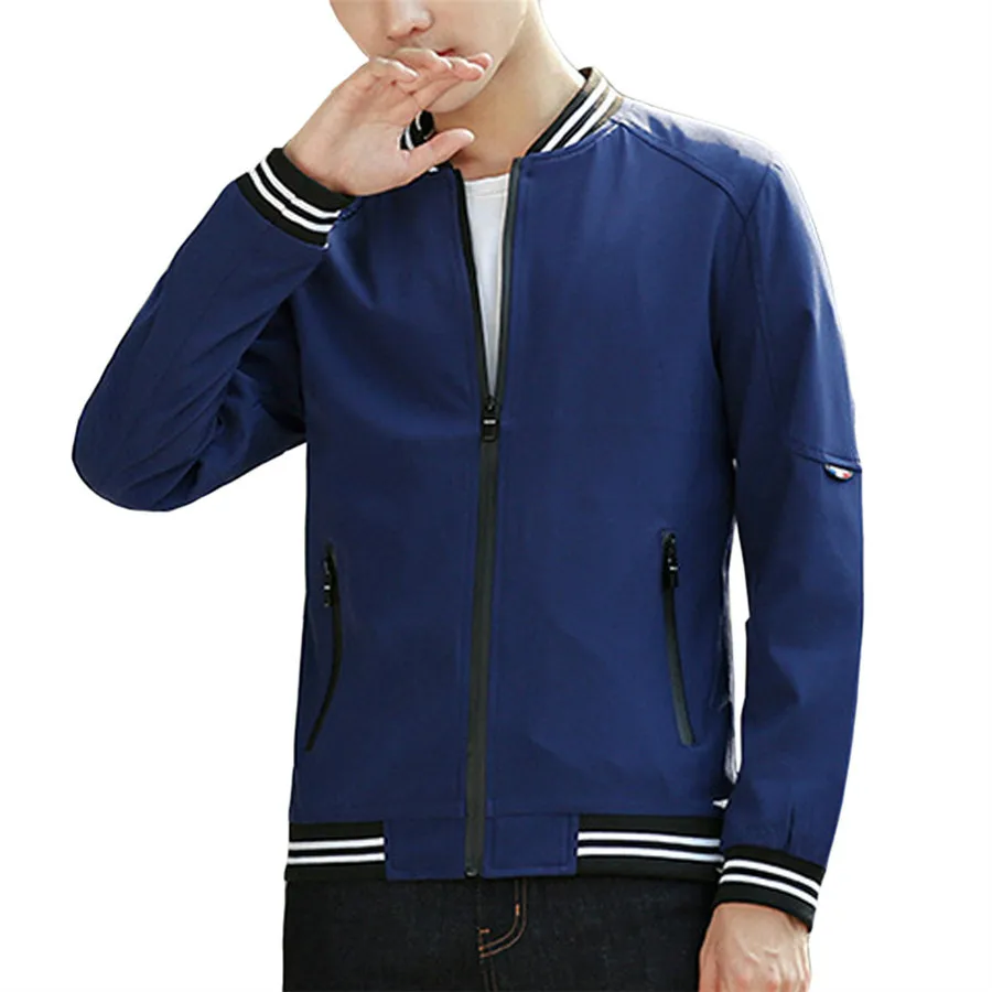 Брендовая Новинка 2018 осенние куртки Уличная одежда размера плюс M-5XL мужские