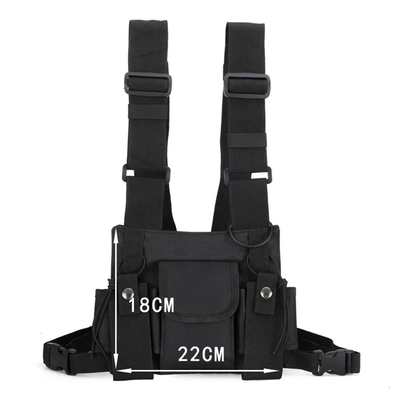 Фирменный тактический жилет забавная нагрудная Сумочка унисекс в стиле хип хоп