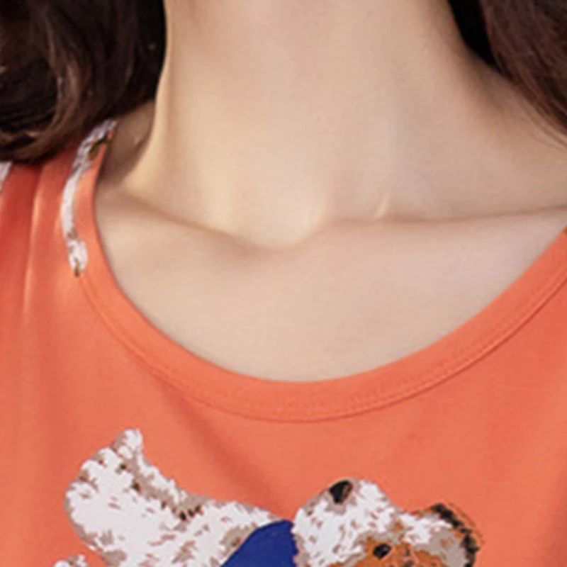 Новая женская пижама хлопковые шорты без рукавов с оборками одежда для сна