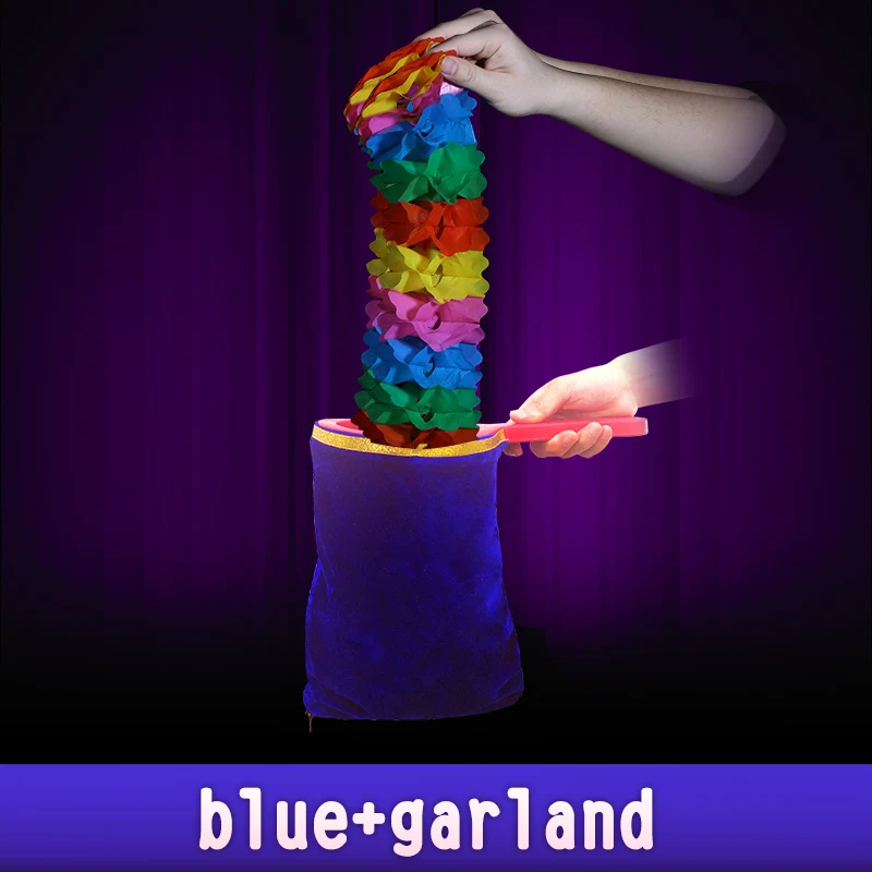Blue snowgarland Волшебная TricksToys изменения мешком начинающих маг Опора волшебное универсальная сумка разных цветов детские игрушки делают вещи появляются или исчезают - Цвет: Blue snowgarland