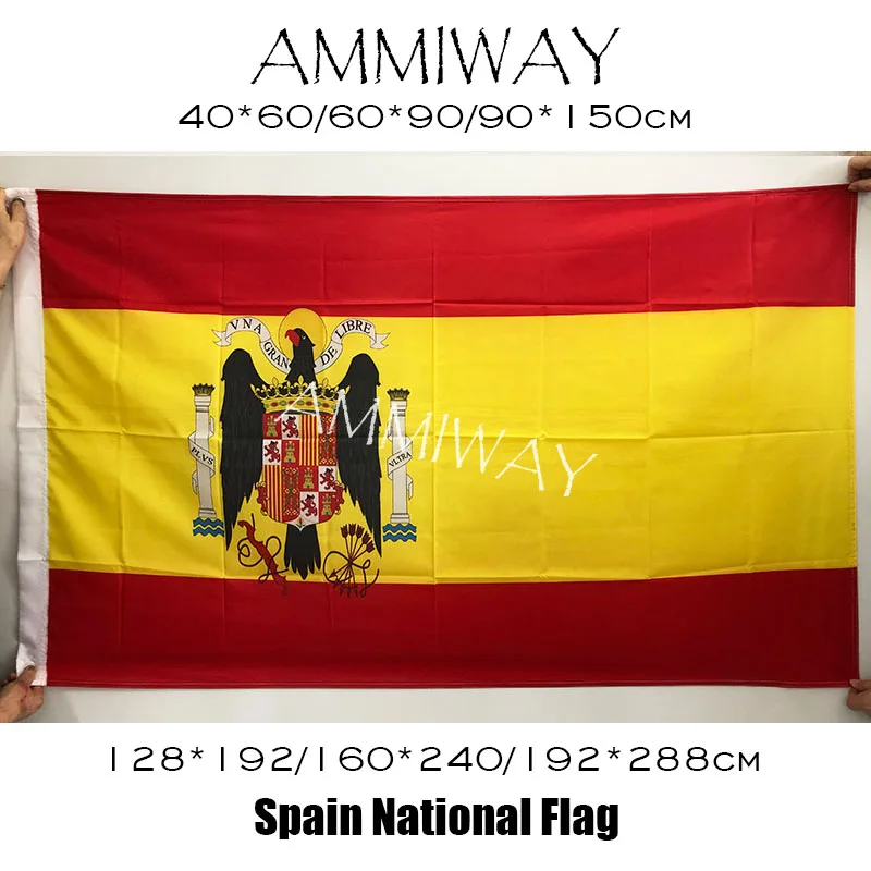 Односторонний или двусторонний флаг Испании 1938 1945 от AMMIWAY флаги и баннеры внутри