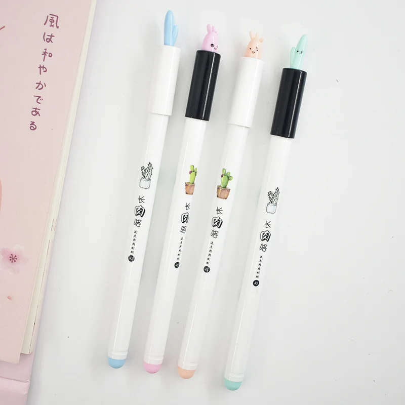 Милые стираемые ручки 0 5 мм креативные гелевые кавайные нейтральные для детей
