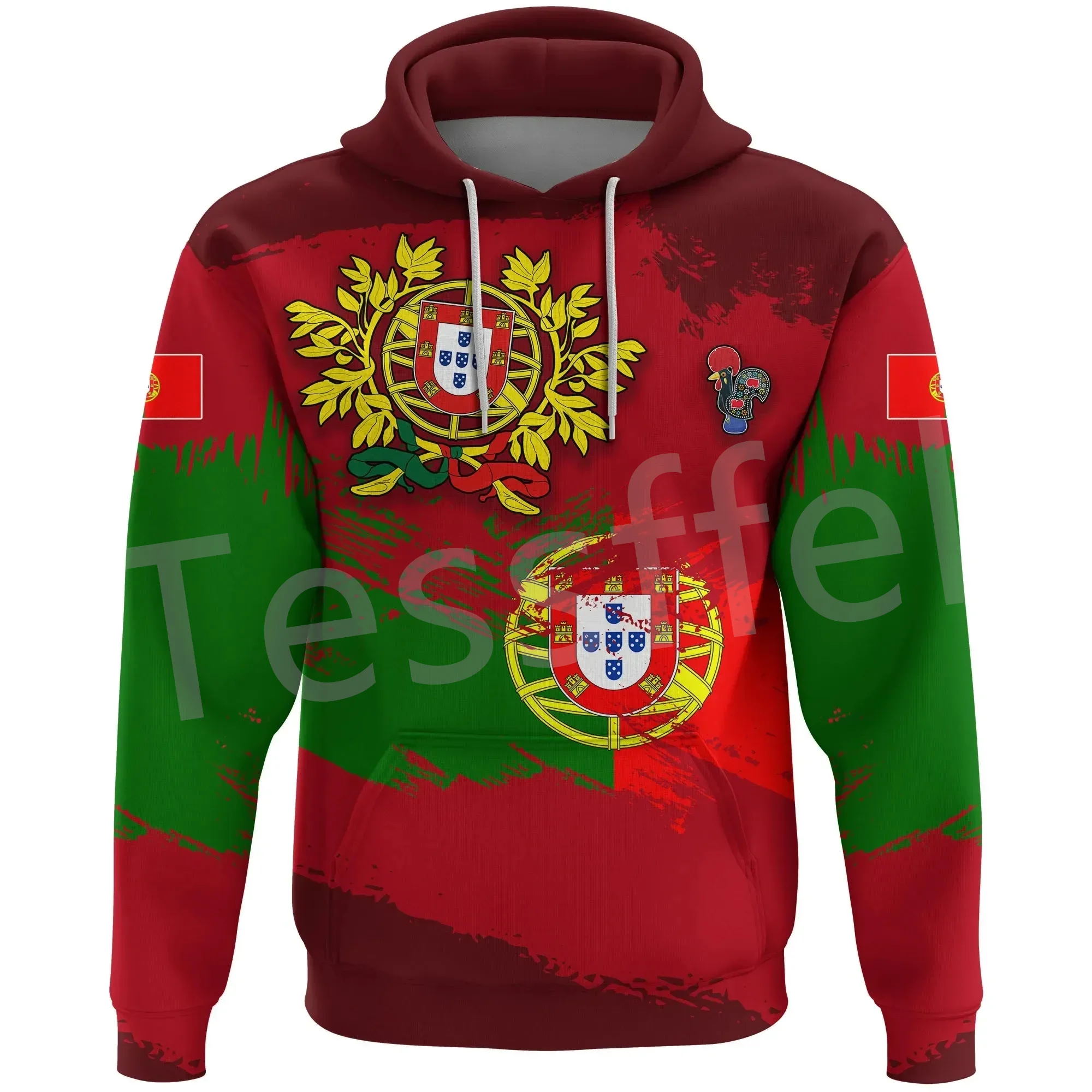 

Tessffel New Brand Country Portugal Flag Symbol Harajuku Tracksuit 3DPrint Streetwear Pullover Autumn Funny Hoodies Men/Women A1