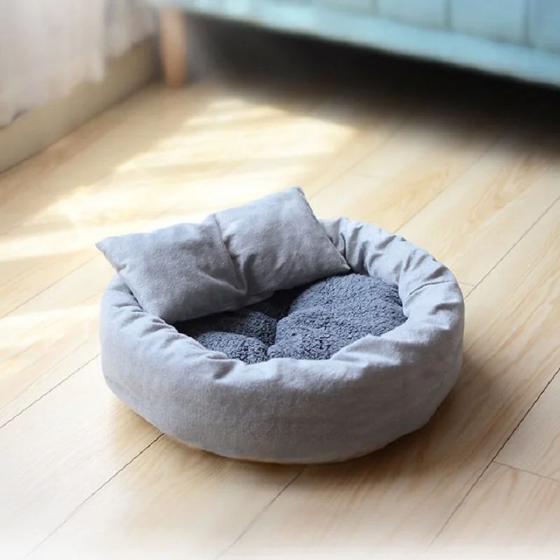 Домашнее животное база собака круглый дом продукт кровать для собаки маленькие