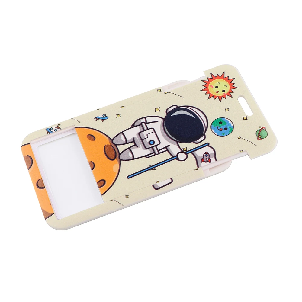 YQ790 симпатичный астронавт шнурок ID держатель значка ремешок на шею для телефона