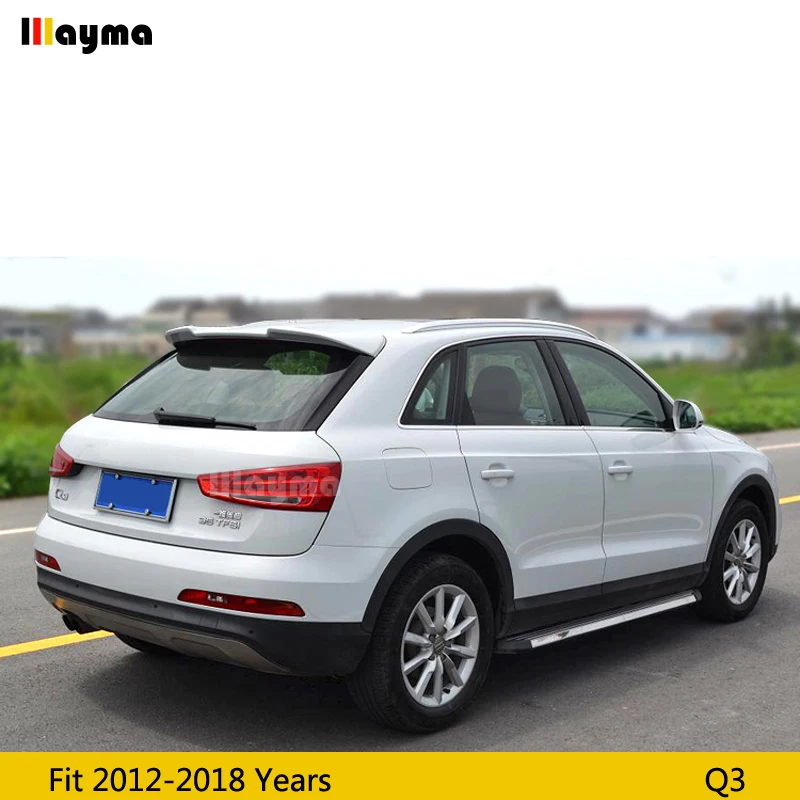 Спойлер на крышу автомобиля в АБС стиле для AUDI Q3 Quattor 2012 2013 2014 2015 2016 2017 2018