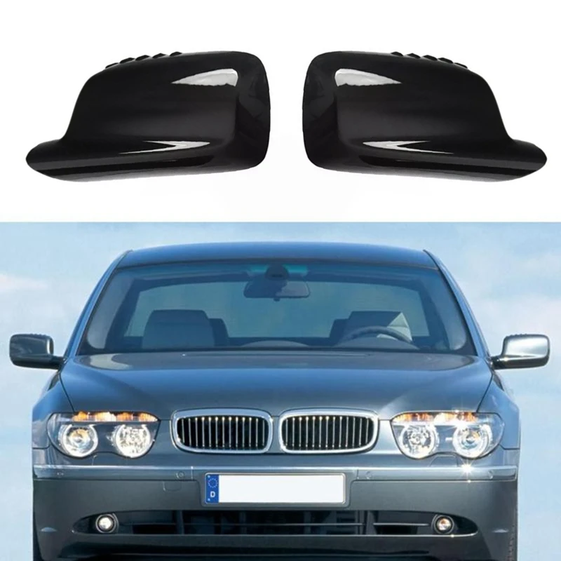 Крышка бокового зеркала заднего вида для BMW- 7 серии E46 E65 E66 2001 - 2005 2006 2007 2008 крышки