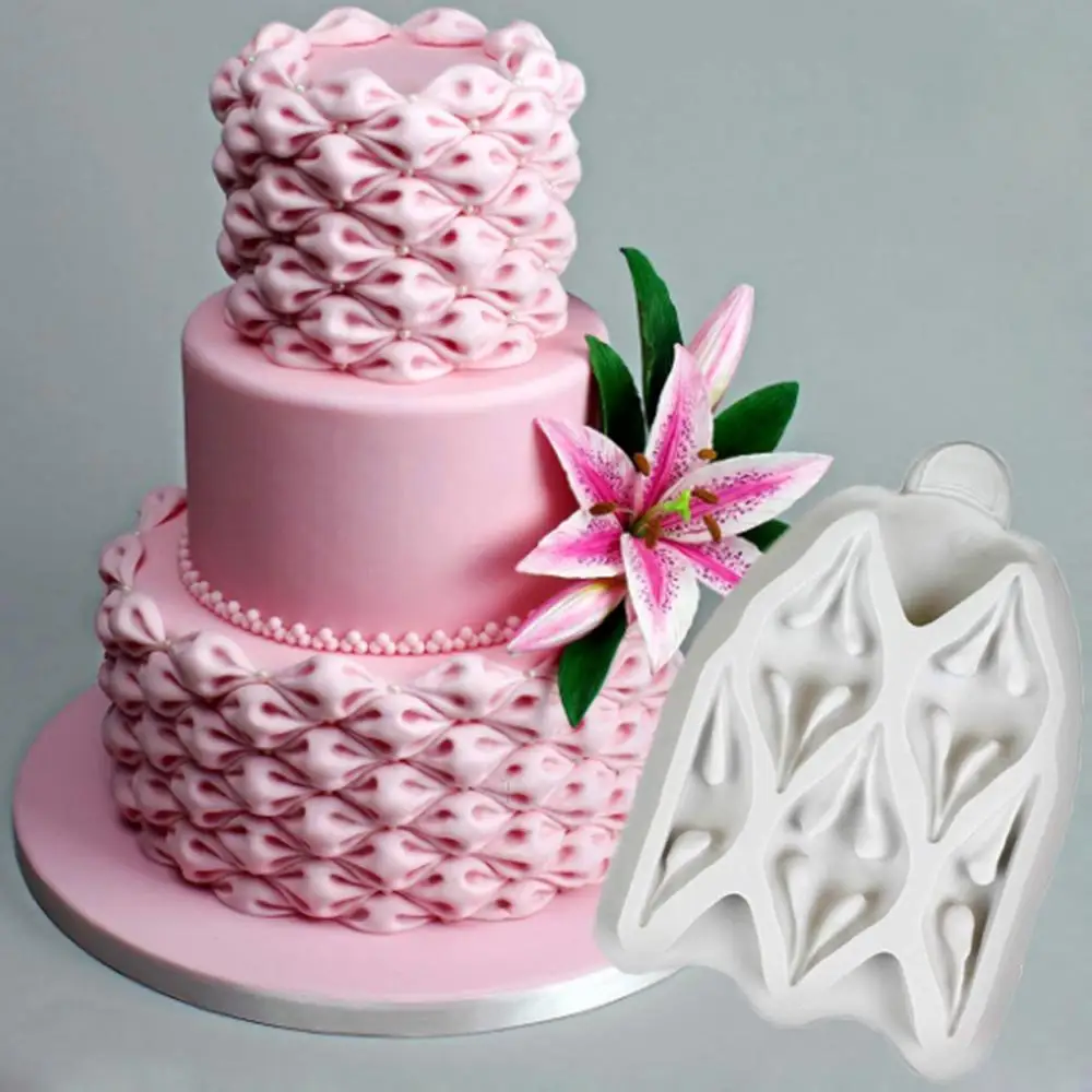 Легкая ткань буфами на рукавах силиконовые формы Fondant (сахарная) тортов Декор