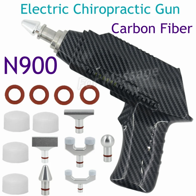

Electric Chiropractic Gun Carbon Fiber Correction Spine Gun M900 Pain Relief Body Relaxing Massager 2021
