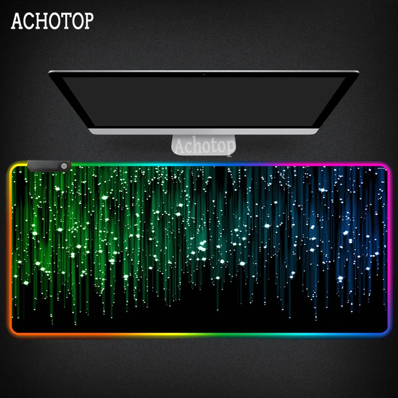 Коврик для мыши с двоичным кодом матричный игровые аксессуары RGB скоростная