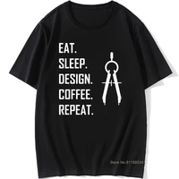 cool arrival brand tops tees eat sleep design repeat funny architect architecture t shirt evolution of architect t shirt men
