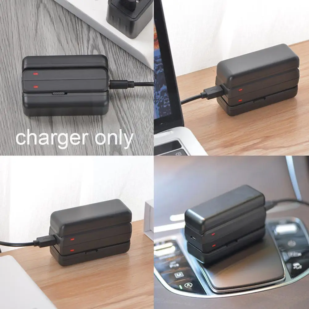 

Lithium Battery Base Micro/Type-C Port Dual Charger ONE 4K For Insta360 R D6Q4