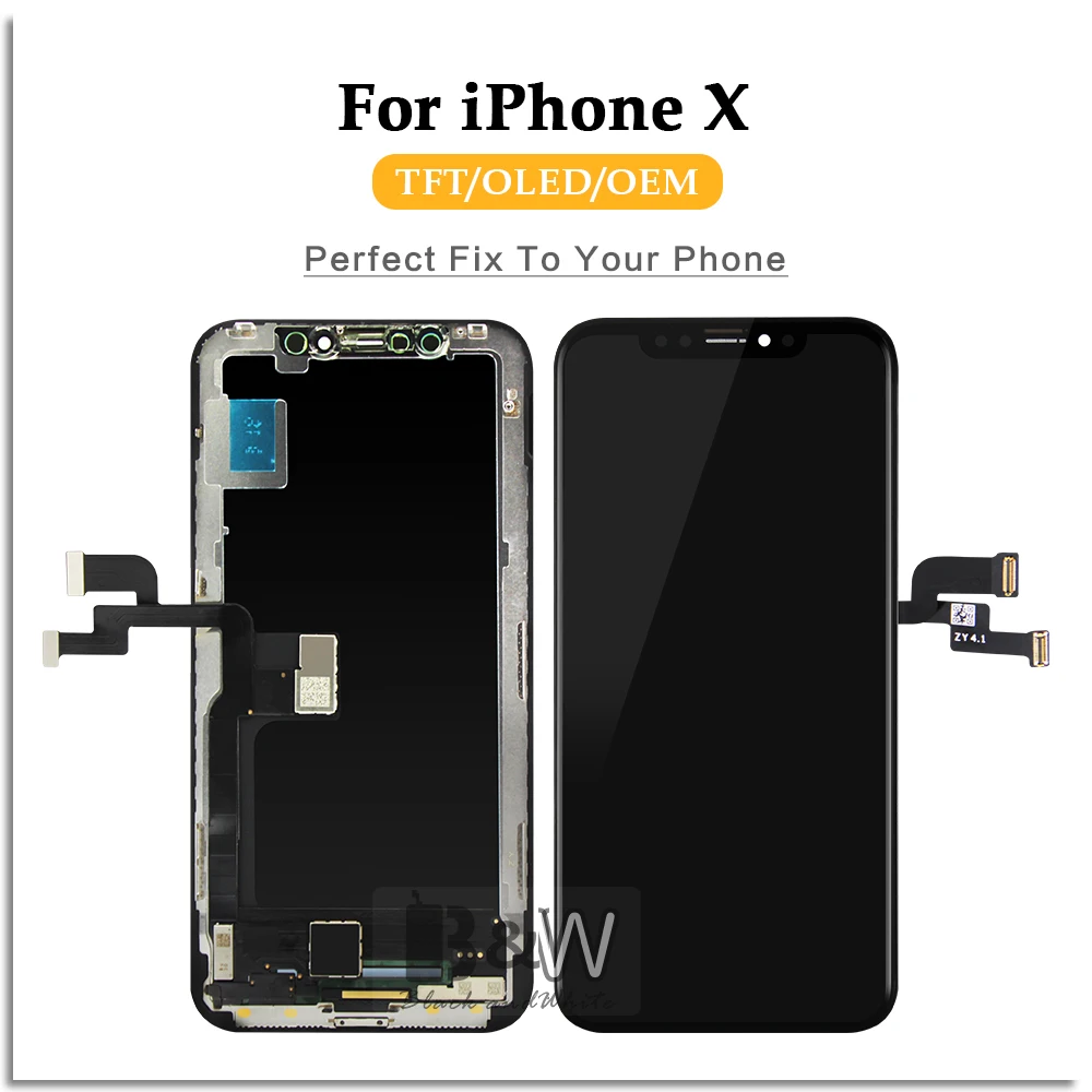 Гарантия протестированный Pantalla для iPhone X XR XS MAX OLED качественный ЖК-модуль с кодирующий преобразователь сенсорного экрана в сборе