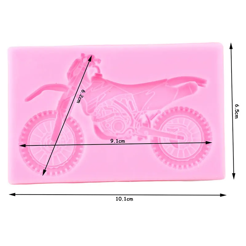 3D мотоциклетная силиконовая форма для детского дня рождения|Формы тортов| |