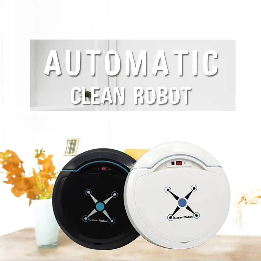 

Light Robot Vacuum Cleaner with Strong Suction and Remote Control Super Quiet Design Ultra-slim Body Touch Switch