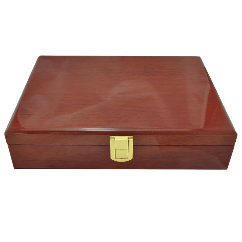 Cufflinks Box Высокое качество запонки Подарочная коробка деревянная коллекция Дисплей Коробка для хранения емкость коробка для ювелирных изделий - Окраска металла: Cufflinks Box