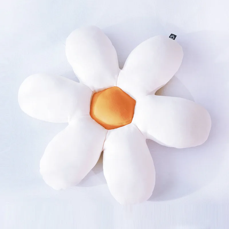 Новый скандинавский стиль 60 см плюша маргаритки завод Подушка Кукла Мат домашний