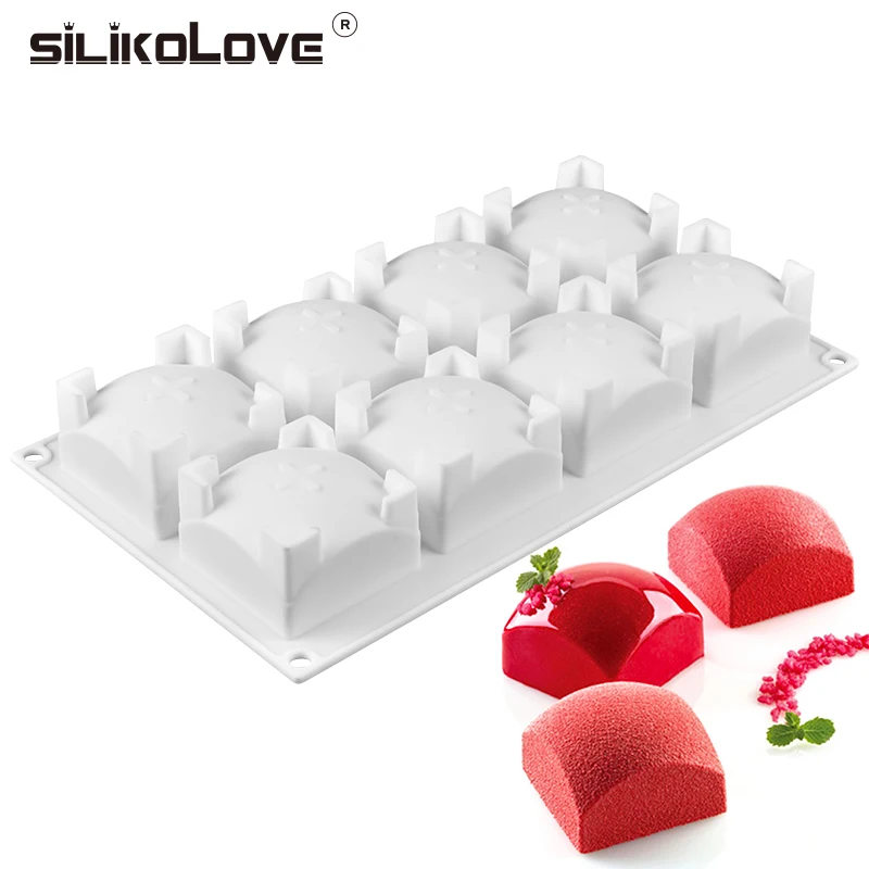 Силиконовая форма SILIKOLOVE для выпечки сделай сам 8 дюймов прямоугольная маффинов