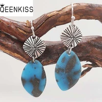 qeenkiss%c2%a0eg6216 fine%c2%a0jewelry%c2%a0wholesale%c2%a0fashion%c2%a0woman%c2%a0girl%c2%a0mother birthday%c2%a0wedding%c2%a0gift retro leaves%c2%a0antique silver drop earrings