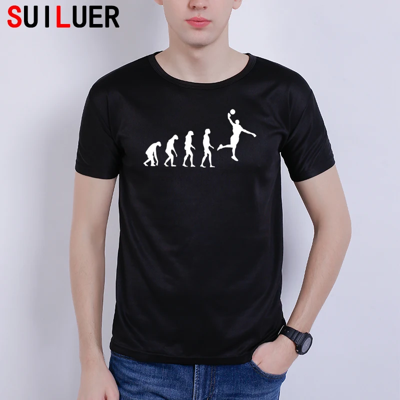 

Модная мужская крутая футболка Эволюция баскетбольная футболка Летняя Спортивная повседневная женская футболка бесплатная доставка