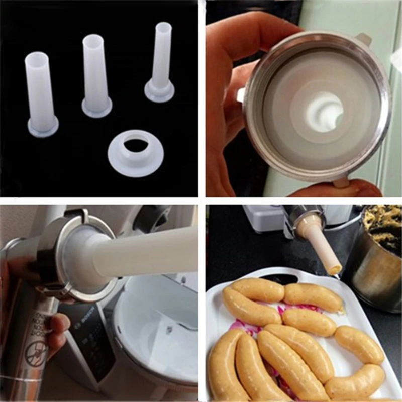 3 шт./компл. Мясорубка колбаса машина завалки трубки DIY Алюминиевые штранг