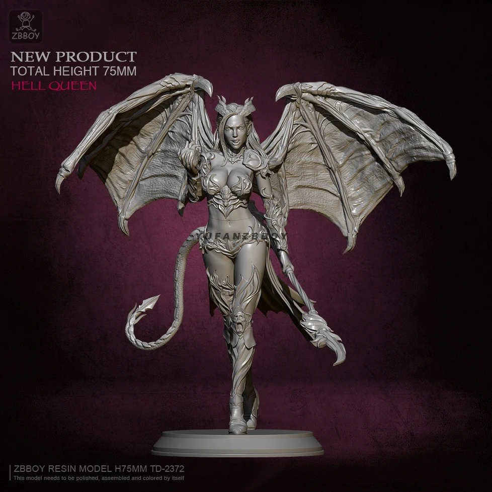 Наборы моделей из смолы 75 мм фигурка королевы самосборные TD-2372 | Игрушки и хобби