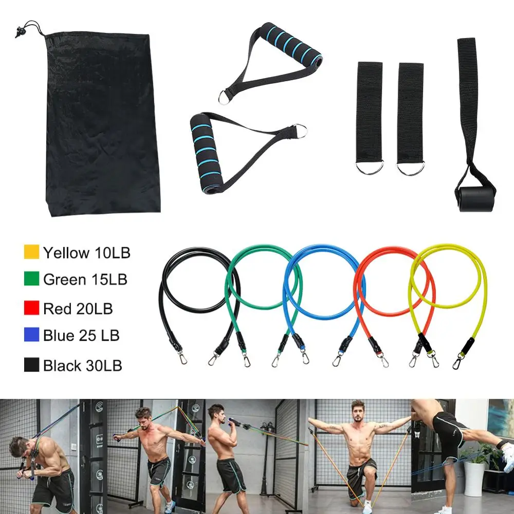 11 шт./компл. эластичные ленты для фитнеса|Эспандеры| |