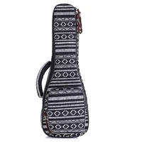 21 23 26 inch ukulele bag double shoulder straps case fashion national style guitar case ukulele accessories
