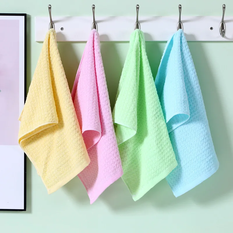 Новый стиль простое окрашенное полотенце 100% Хлопковое домашнее мягкое