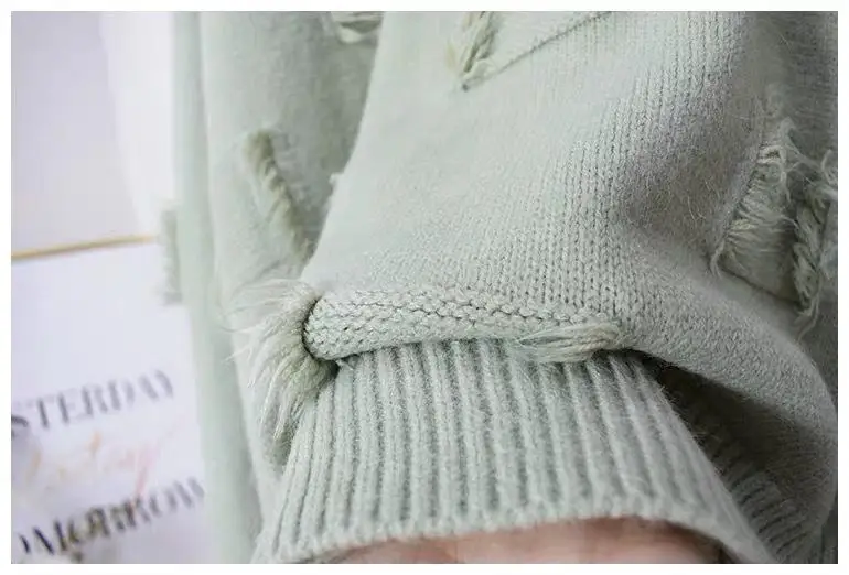 

Fashion Sweater Pullover Women 'S College Style Thicken Autumn Winter New Warm Tassel Knit Casual Student Girl