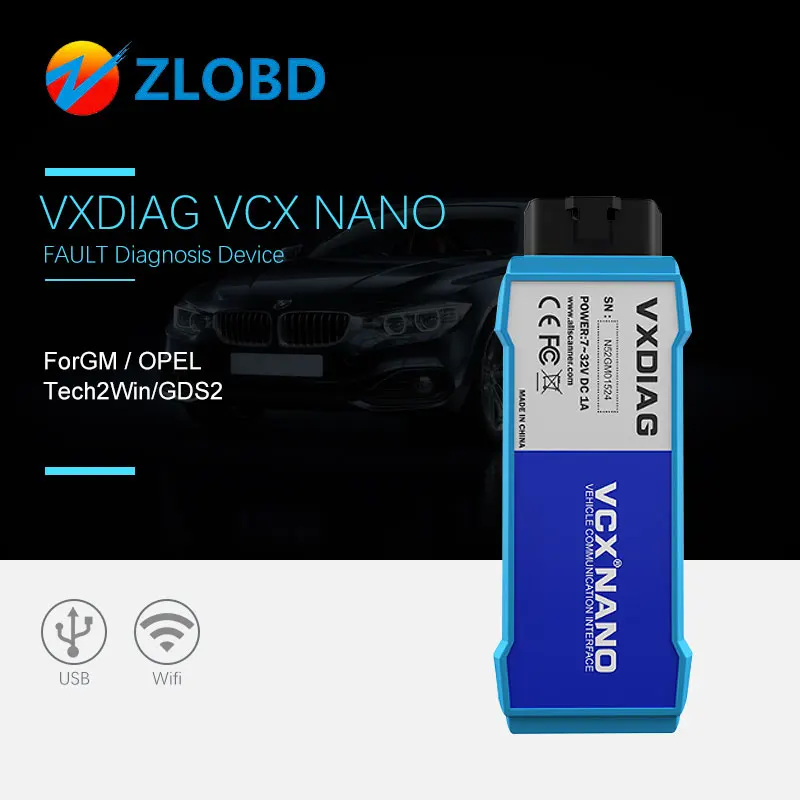 VXDIAG с USB/WIFI для GM/OPEL VCX NANO несколько GDS2 и TIS2WEB Диагностика/программатор в