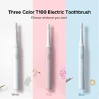 Ультразвуковая электрическая зубная щетка Xiaomi Mijia T100, перезаряжаемая, IPX7, водонепроницаемая, для взрослых, автоматическая