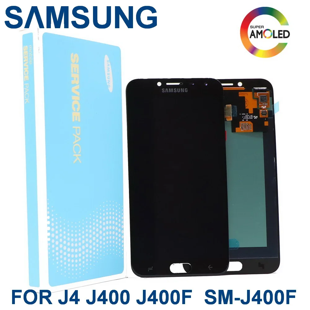 Оригинальный Super AMOLED для Samsung Galaxy J4 J400 J400F SM J400G/DS сменный ЖК дисплей сенсорный