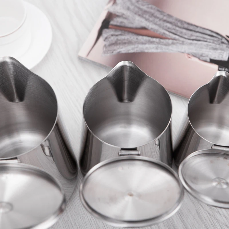 Кувшин для взбивания молока из нержавеющей стали 304 контейнер пены кофе чашка