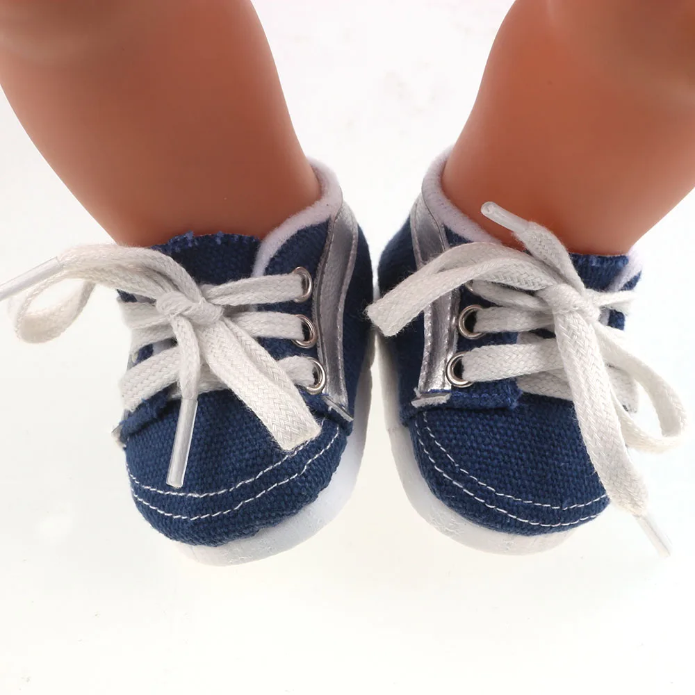 Черный 15color choose 1pcs shoes wear fit 43cm Baby Doll Clothes and Accessories, Children best Birthday Gift - Цвет: Черный