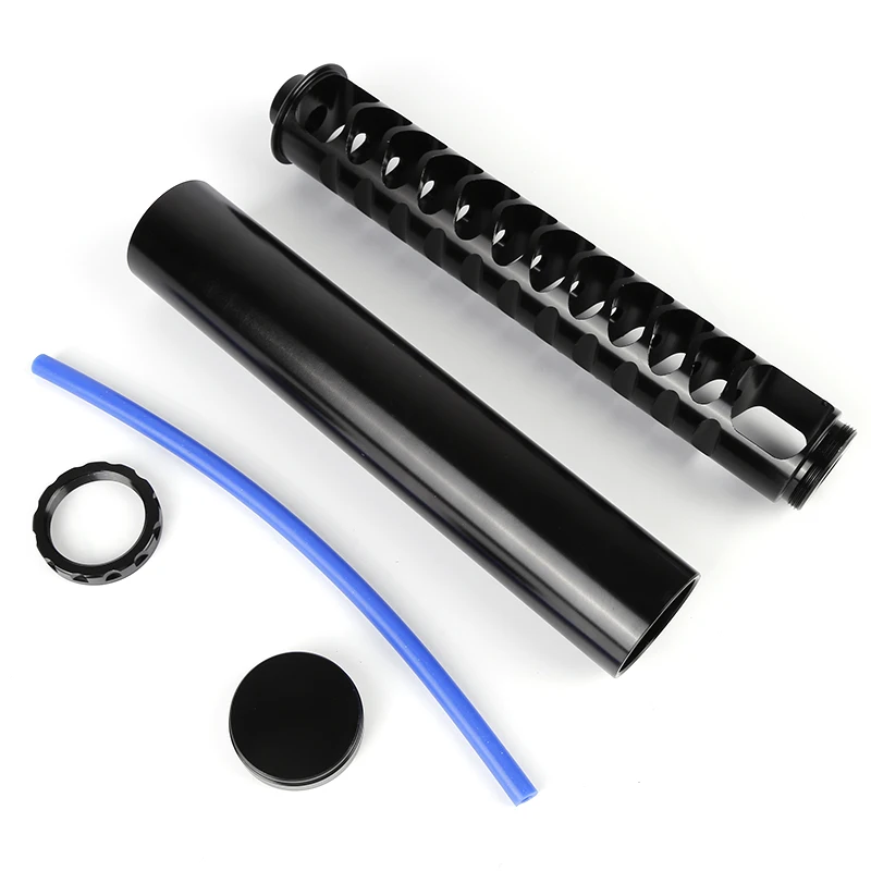 10 Inch Car Fuel Filter Spiral Increase 1/2-28 5/8-24 Single Core Black Titanium Tube For NaPa 4003 WIX 24003 | Автомобили и