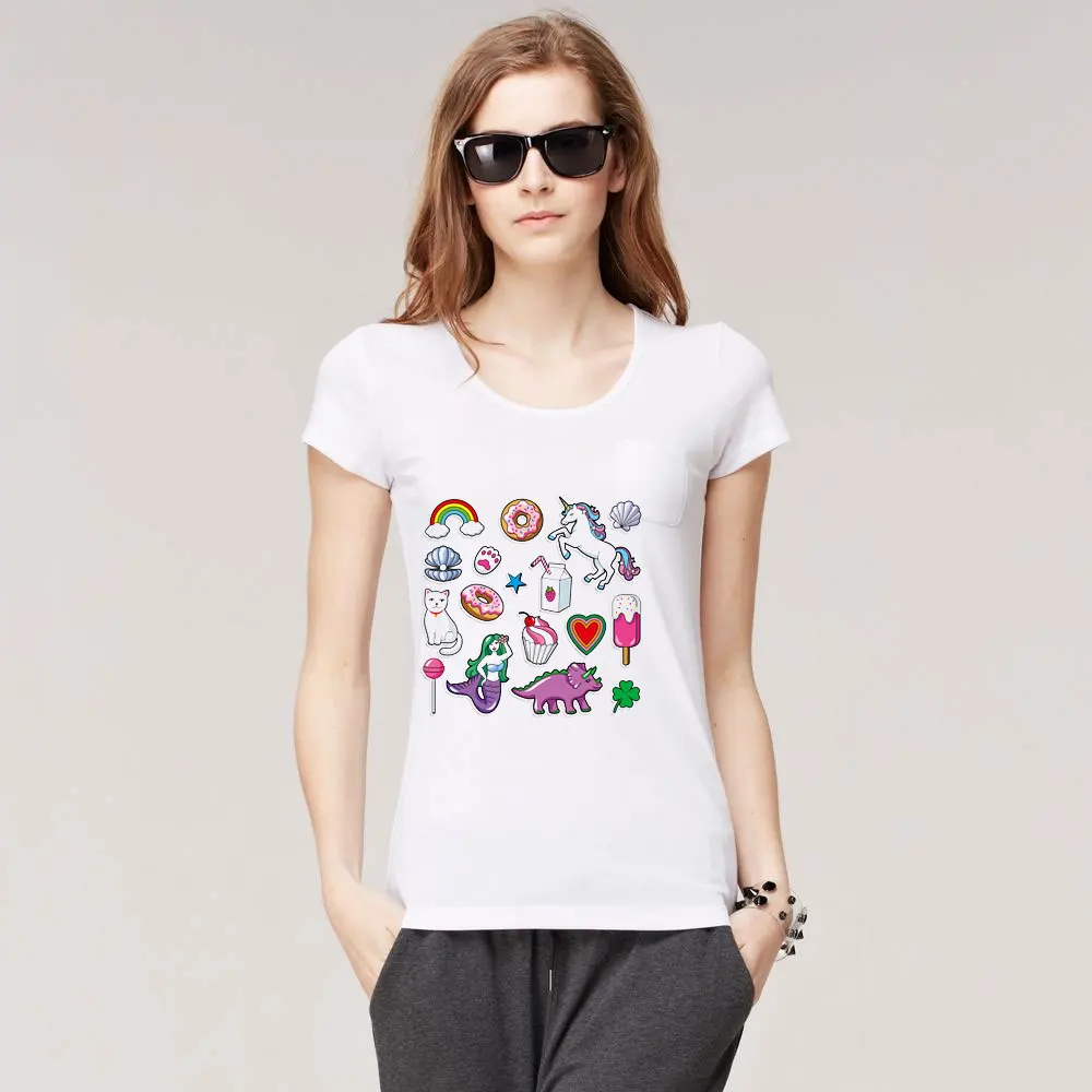 ZOTOONE прекрасный единорог аппликация из железа высокое качество полосатые