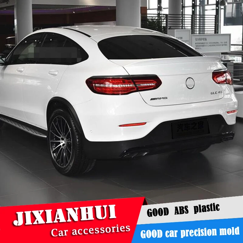 Спойлер для GLC200 Coupe 2016 2018 Mercedes Benz GLC300 260 GLC43 спойлер из АБС пластика задний цвета