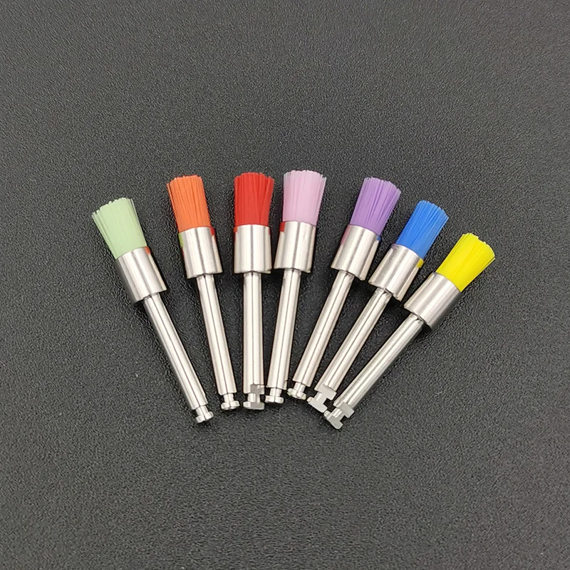 100 шт./кор. стоматологическое лабораторное нейлоновое полировочное кисти плоские