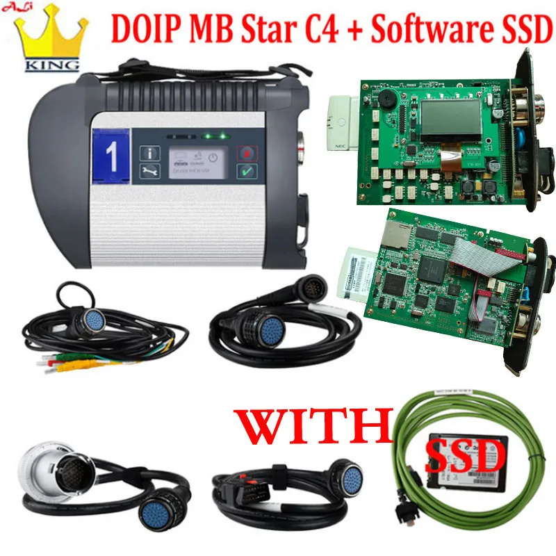 Диагностический инструмент 2021 МБ star c4 plus DOIP с функцией Wi-Fi SD-подключение MB SD C4 HDD SSD