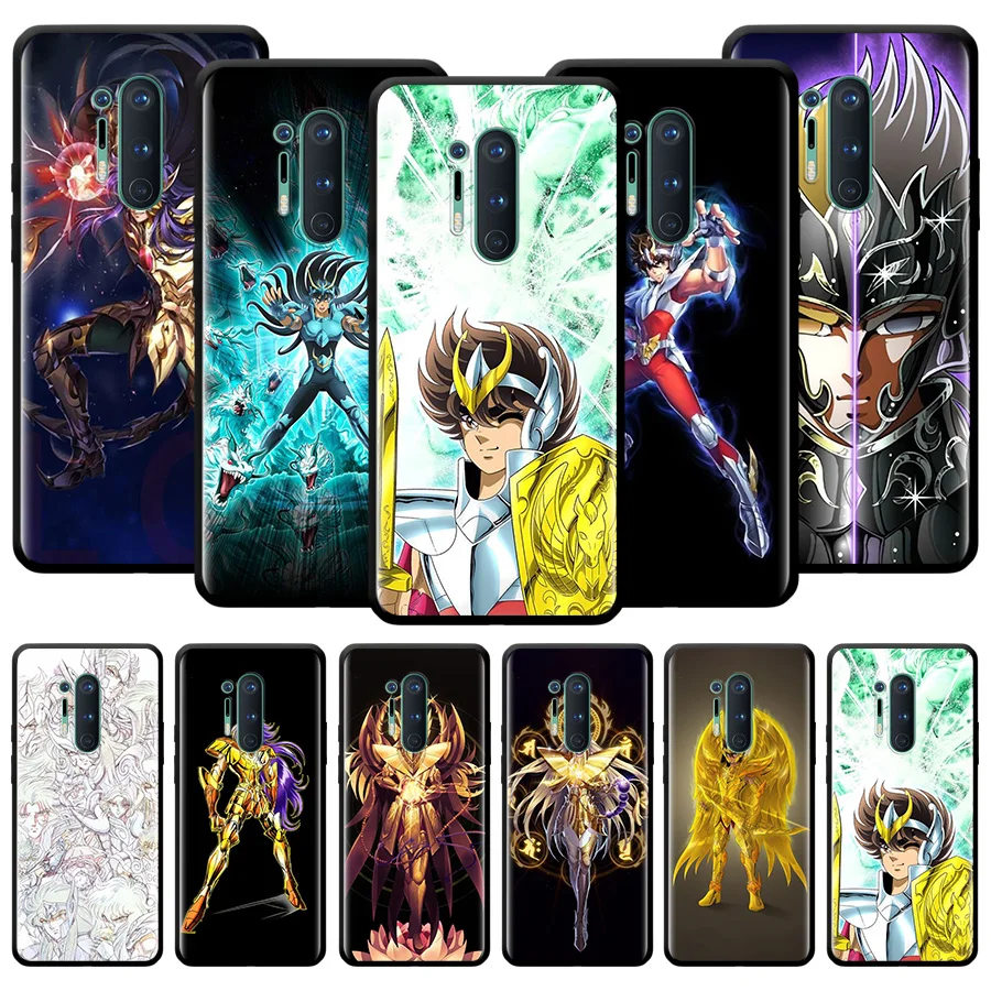 

Saint Seiya Anime Silicone Case For Oneplus Nord N100 N200 N10 2 CE Z 7 8 9 9RT 9R 7T 8T Pro 5G Luxury Shockproof Shell TPU Bag