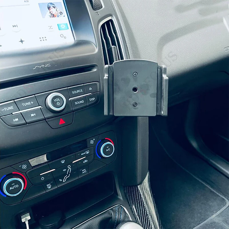 12 18 ford focus mk3 mk3 5 rs st special mobile phone bracket does not affect the air conditioner outlet rotation auto parts free global shipping
