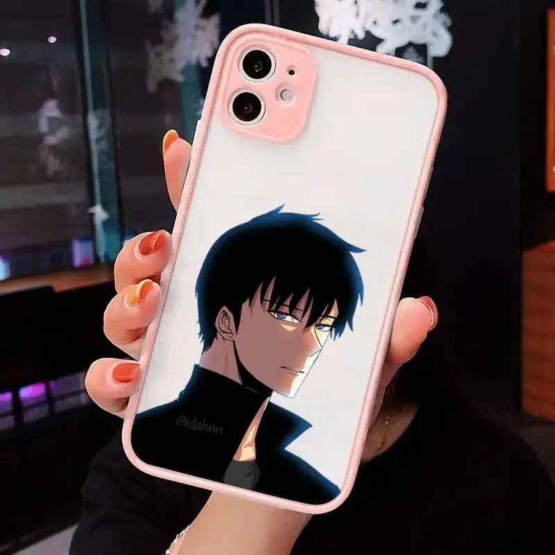 

Solo Leveling Sung Jin Phone Case matte transparent For iphone 7 8 11 12 plus mini x xs xr pro max cover