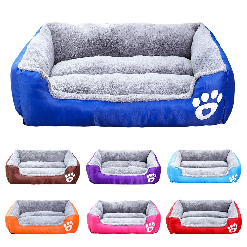 

Pet Bed Dog kennel short plush Pet cushion beds four seasons warm Teddy large medium small Dogs pet kennel puppy sofa indoor