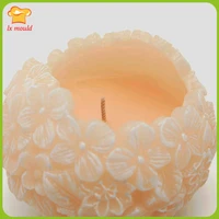 new flower candle silicone mold flower ball candle tool food grade soft silicone mould